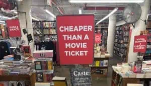 The Framing Effect in action at a New York Bookstore